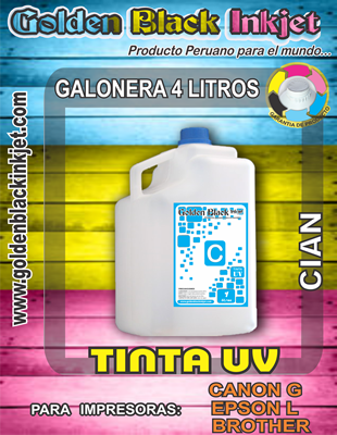 Tinta UV, Galonera 4 Litros